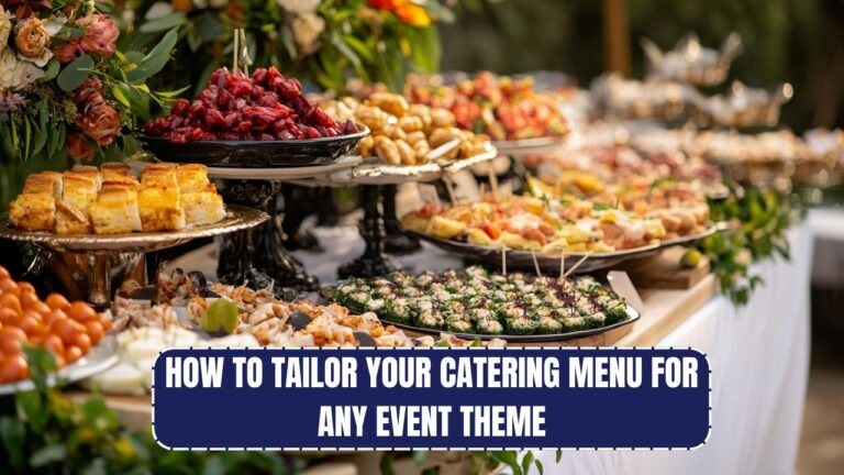 How to Tailor Your Catering Menu for Any Event Theme